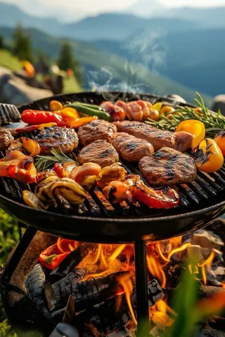 A grillezés egy fantasztikus kültéri tevékenység. Fotó: Pinterest