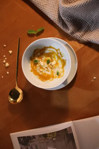 Sárgadinnye-krémleves