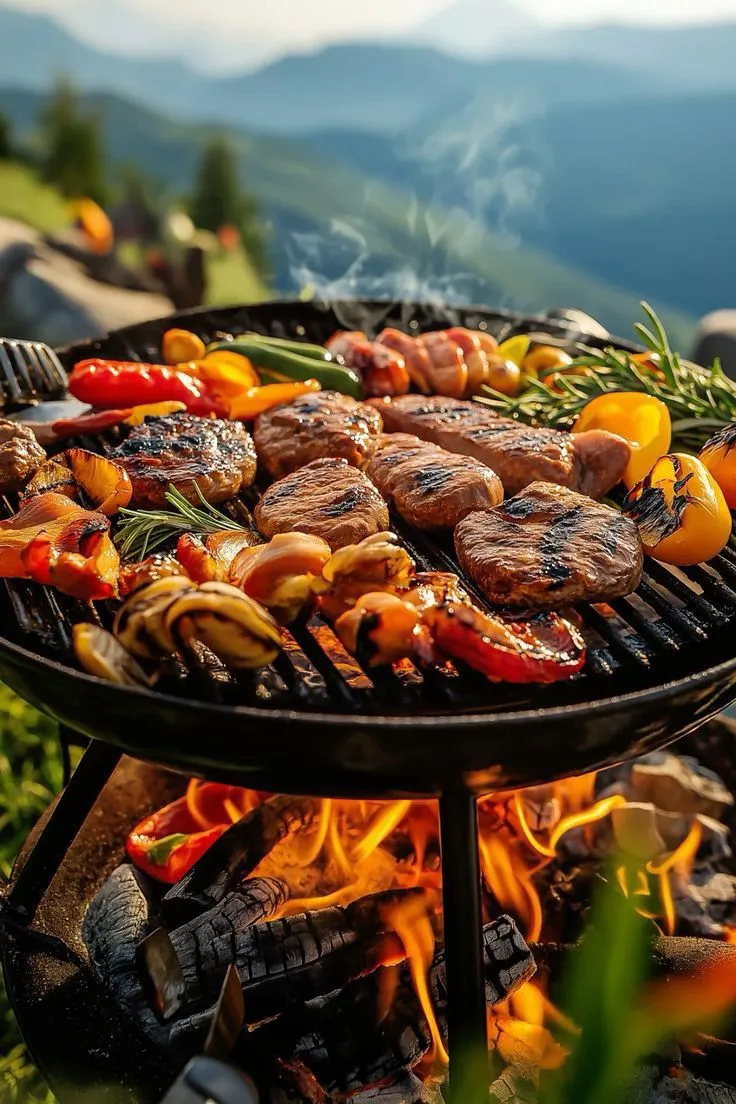 A grillezés egy fantasztikus kültéri tevékenység. Fotó: Pinterest
